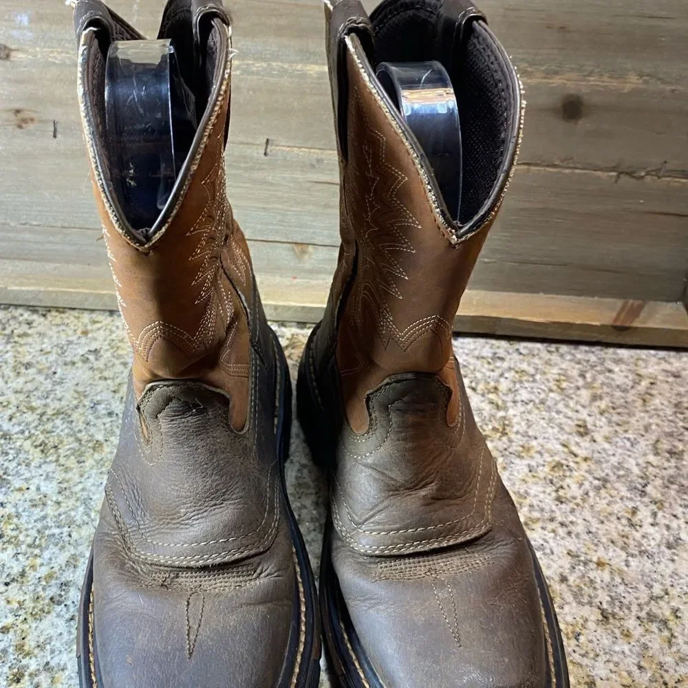 ✅Rocky Boots 8”    Western brown leather